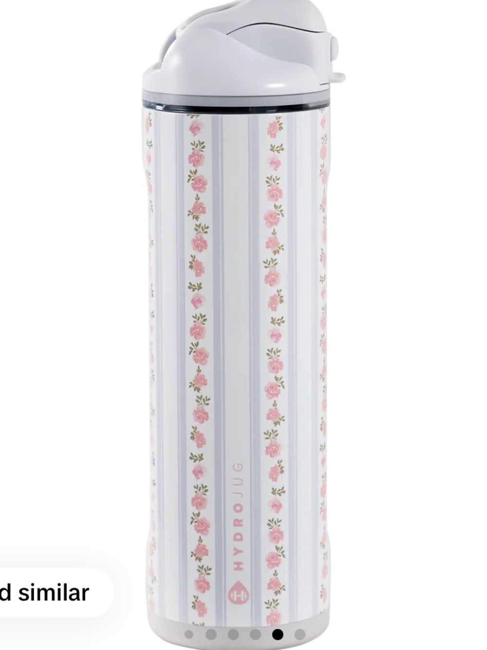 HydroJug Primrose water bottle NIB